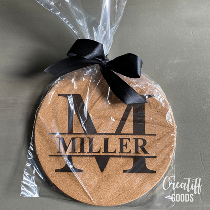 Personalized Cork Trivet