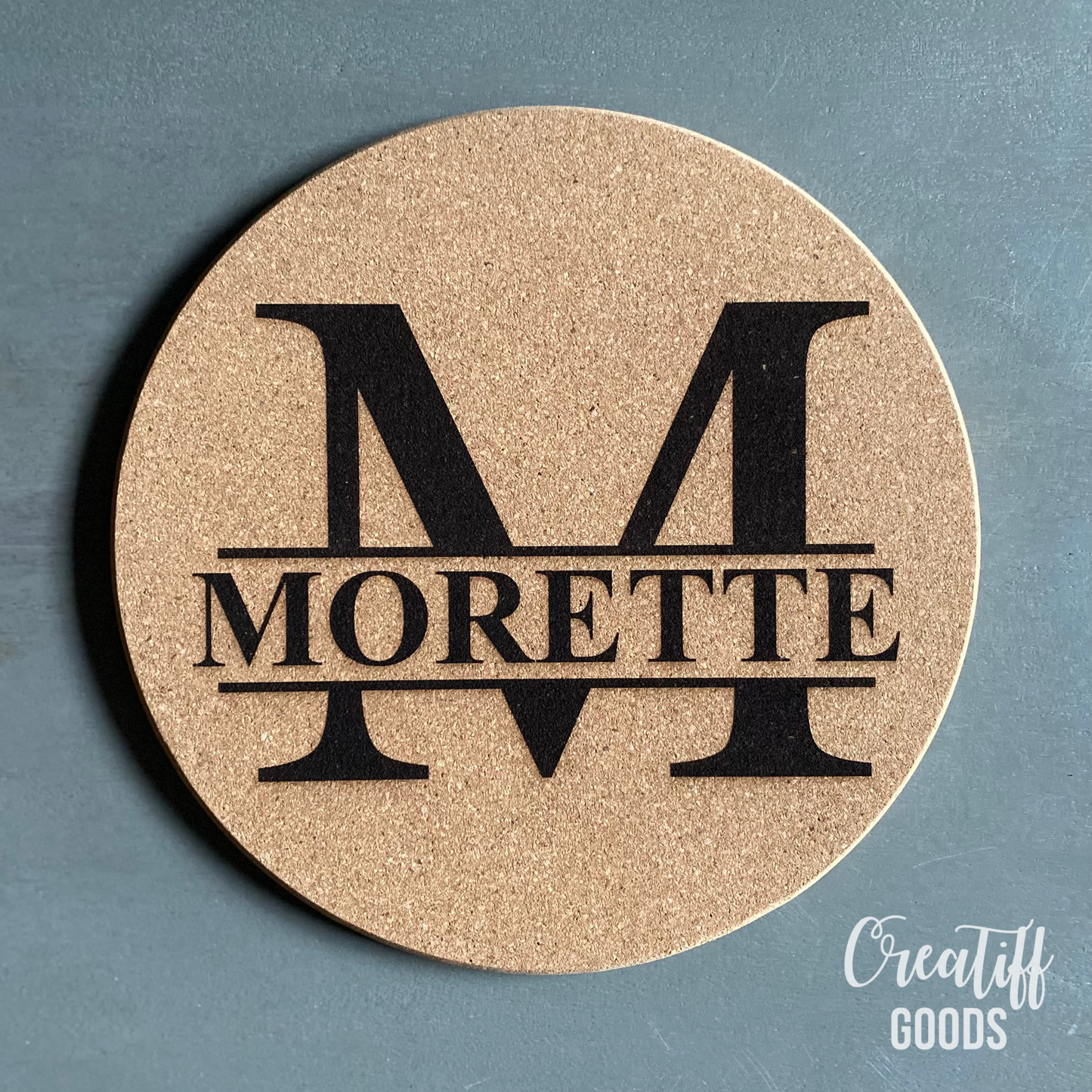 Personalized Cork Trivet